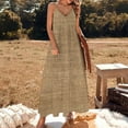 thumbnail image 1 of Burlap fiber Texture Background Pattern Sleeveless Dress women evening dress summer woman dress summer dress, 1 of 6