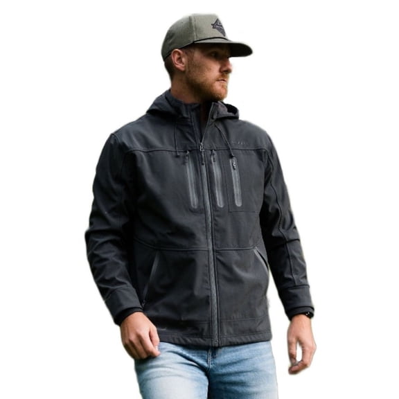 Burlebo Men's Challenger Jacket (Metal Grey, Small)