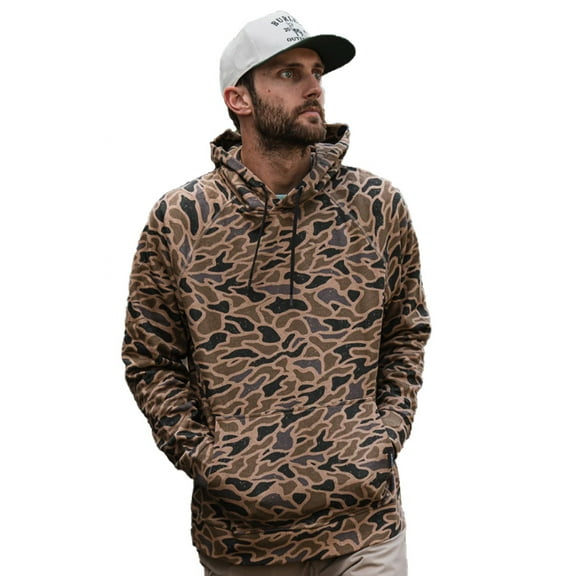 Burlebo Men's Long Sleeve Fleece Hoodie Sweatshirt