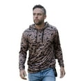 thumbnail image 1 of Burlebo Men's Long Sleeve Hoodie Sweatshirt (Gauge Camo, Large), 1 of 2