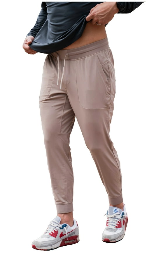 Men's Performance Joggers (Cobblestone, Small)
