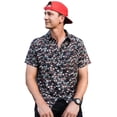 thumbnail image 1 of Burlebo Men's Performance Short Sleeve Button Up Shirt (Throwback Camo, Small), 1 of 2
