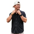 thumbnail image 1 of Burlebo Men's Performance Short Sleeve Button Up Shirt, 1 of 3