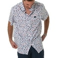 thumbnail image 1 of Burlebo Men's Performance Short Sleeve Button Up Shirt (Grillmaster, Large), 1 of 5