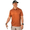 thumbnail image 1 of Burlebo Men's Performance Short Sleeve Polo Golf Shirt (By The Horns, XX-Large), 1 of 3