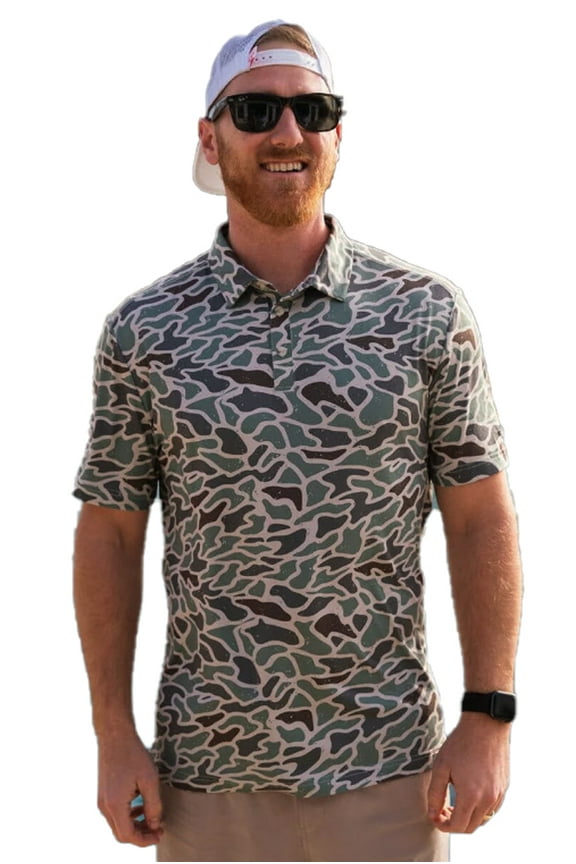 Men's Performance Short Sleeve Polo Golf Shirt.