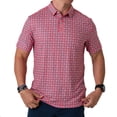 thumbnail image 1 of Burlebo Men's Performance Short Sleeve Polo Golf Shirt, 1 of 5