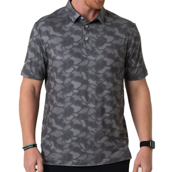 Burlebo Men's Performance Short Sleeve Polo Golf Shirt