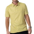 thumbnail image 1 of Burlebo Men's Performance Short Sleeve Polo Golf Shirt. (Texas Tee Time, Medium), 1 of 5