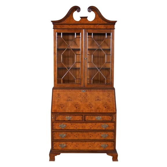 Burled Secretary Desk