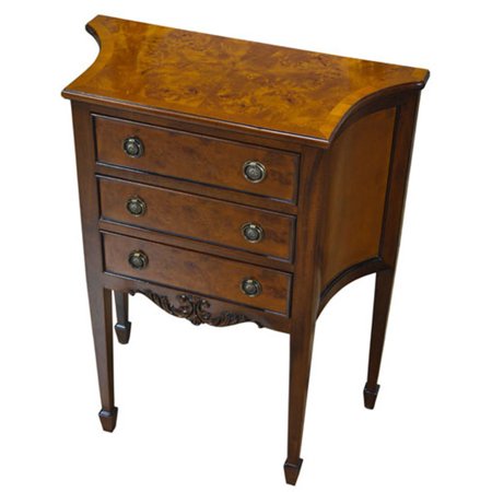 Burled Commode