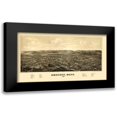 thumbnail image 1 of Burleigh 14x10 Black Modern Framed Museum Art Print Titled - Amherst Massachusetts - Burleigh 1886, 1 of 5