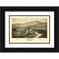 thumbnail image 1 of Burleigh 14x11 Black Ornate Wood Framed with Double Matting Museum Art Print Titled - Corinth Palmer Falls New York - Burleigh 1888, 1 of 4