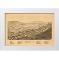 thumbnail image 1 of Burleigh 14x11 White Modern Wood Framed Museum Art Print Titled - Hunter New York - Burleigh 1890, 1 of 4