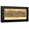 thumbnail image 1 of Burleigh 24x15 Black Modern Framed Museum Art Print Titled - Malone New York - Burleigh 1886, 1 of 5