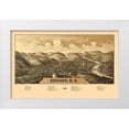 thumbnail image 1 of Burleigh 24x17 White Modern Wood Framed Museum Art Print Titled - Deposit New York - Burleigh 1887, 1 of 4