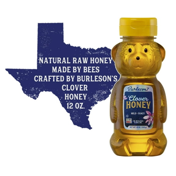 Burleson's Grade A Natural Clover Honey, 12 fl. oz.