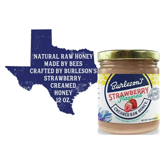 Burleson's Strawberry Creamed Honey