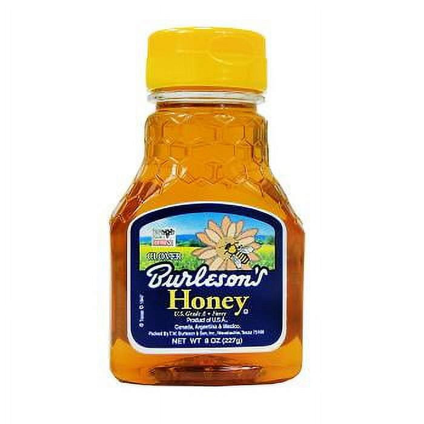 Burlesons Pure Clover Honey, US Grade A Fancy, 8 oz - Walmart.com