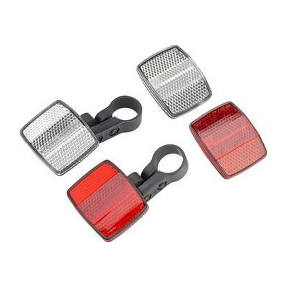 Burley Red Clear Reflectors and Brackets Kit Universal Fit May Fit Other Brands