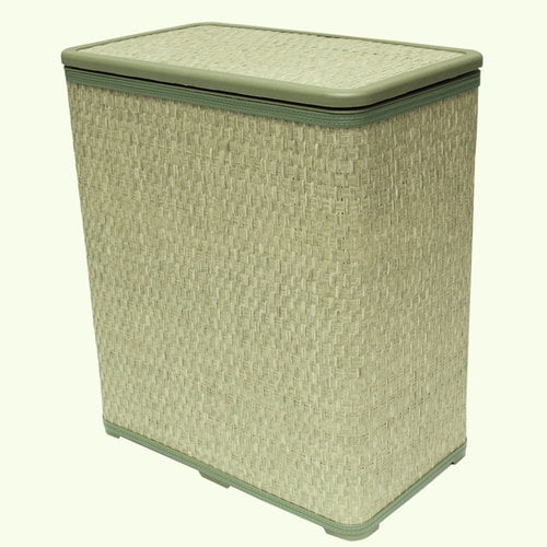 Burlington Basket Wicker Hamper with Wicker Lid, 1 Each