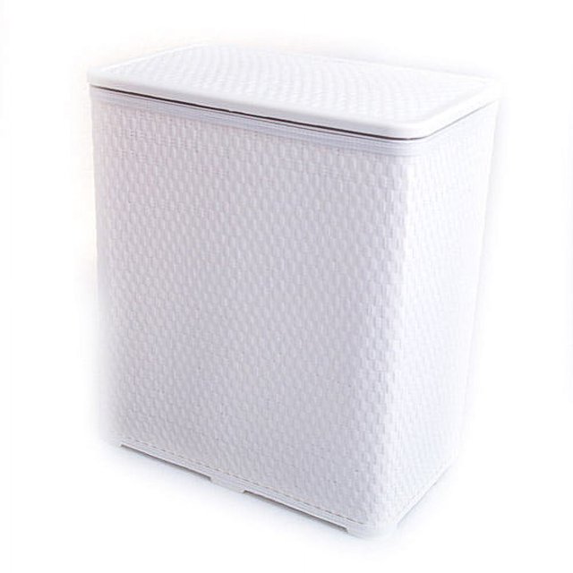 Burlington Basket Wicker White Hamper, 1 Each