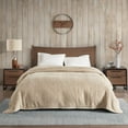 thumbnail image 1 of Woolrich Burlington Berber Blanket, Full/Queen, Tan, 1 of 7
