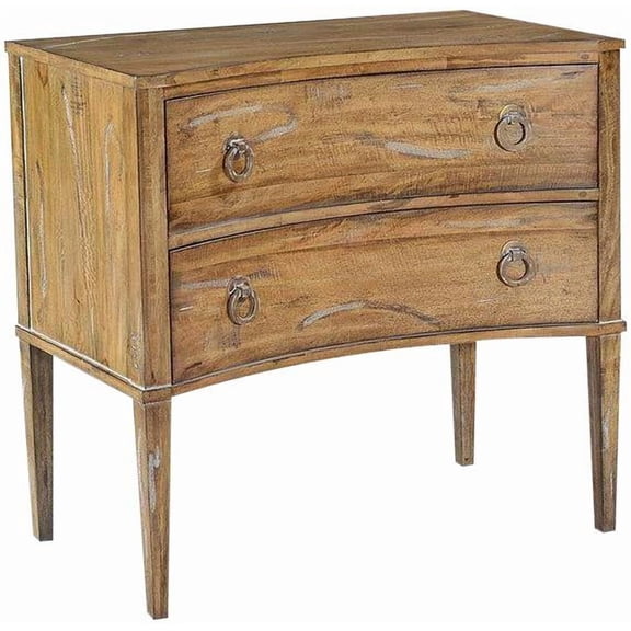 Burlington Chest with Brass Accents | Beachwood Finish