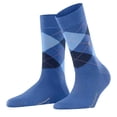 thumbnail image 1 of Burlington Ladies Socks Marylebone - Short Socks, Diamond Pattern, Onesize Blue 36-41, 1 of 4