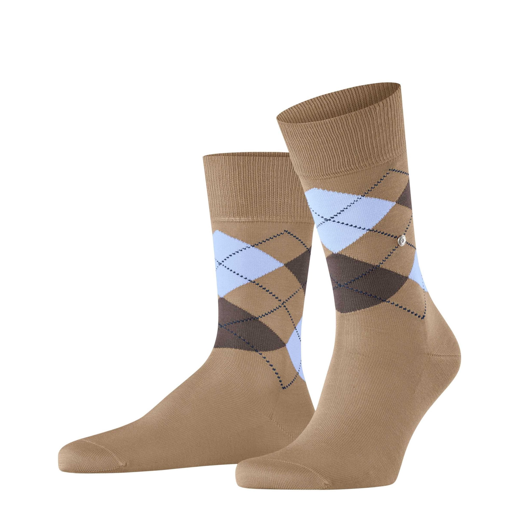 Burlington Mens Socks - Manchester, Diamond Pattern, Organic Cotton ...