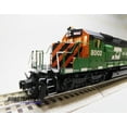 thumbnail image 1 of Burlington Northern Legacy SD40-2 Diesel Locomotive Engine #8002 O Gauge, 1 of 11