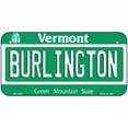 thumbnail image 1 of Burlington Vermont Metal Novelty License Plate 6" x 3" Bicycle, 1 of 1