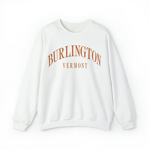 Burlington Vermont Sweatshirt, Gifts, Crewneck