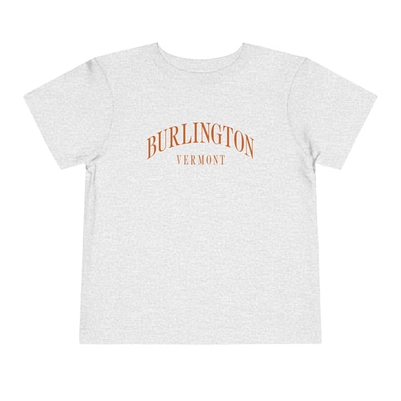 Burlington Vermont Toddler Shirt Gifts Boy Girl Size 2T-5T