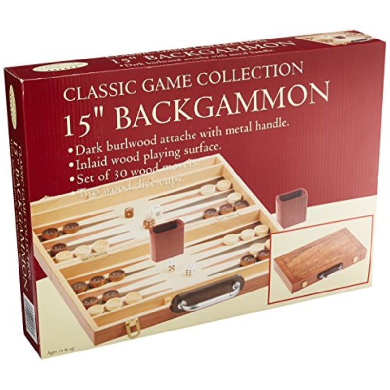 15' Burlwood Backgammon