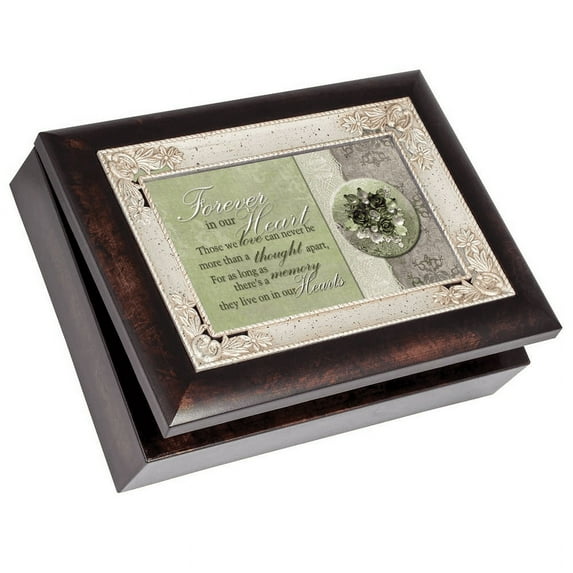 Burlwood Forever In Our Heart Bereavement Music Box