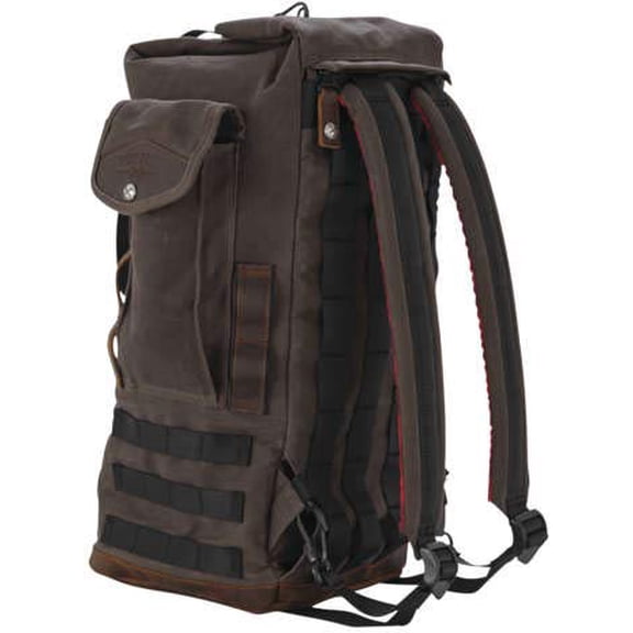 Burly Brand Brn Sissy Bar Backpack Dark Oak B15-1013D New
