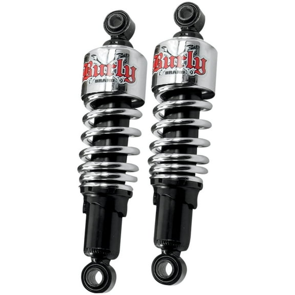 Burly Chrome 10.5" Slammer Lowering Rear Shocks (B28-1203)
