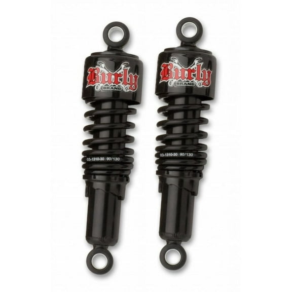 Burly Slammer Lowering Black 10.5" Rear Shocks (B28-1202B)