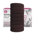 thumbnail image 1 of Burlybands Thick Hair Scrunchie Hair Tie, Brown Plain, 8 Pieces, 1 of 7
