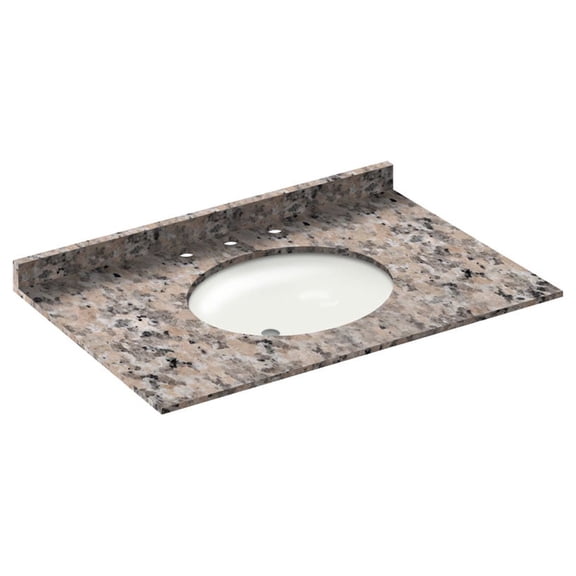 Burlywood 37x22 with Backsplash (8 in Spread)