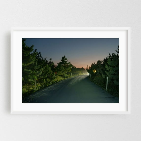 Burma Road, Fire Island 03 - Fire Island New York Photography White Framed Wall Art Print 12 x 18 inches