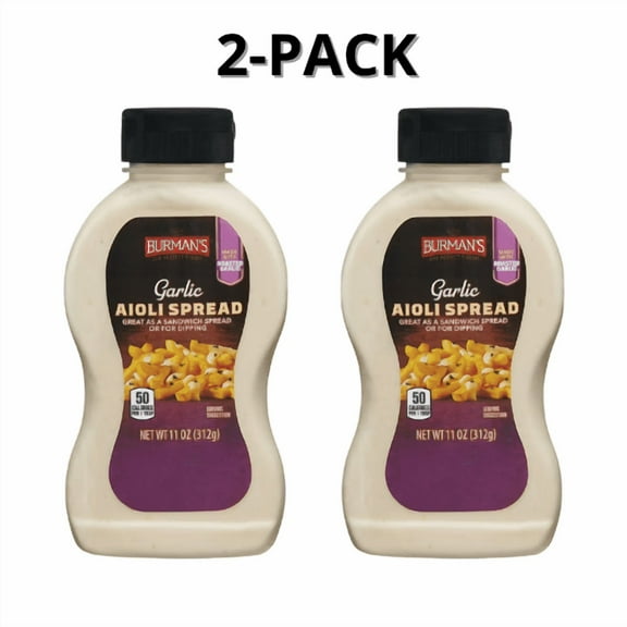 Burman's Garlic Aioli Spread 2-Pack 11 oz