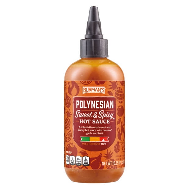 Burman's Premium Polynesian Hot Sauce, 9 oz