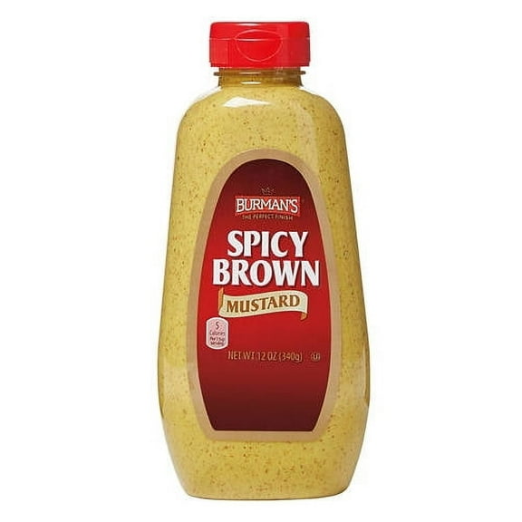 Burman's Spicy Brown Mustard, 12 oz