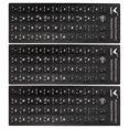 thumbnail image 1 of Burmese Keyboard Stickers PC Keyboard Stickers Black Background with White Lettering 3Pcs, 1 of 3