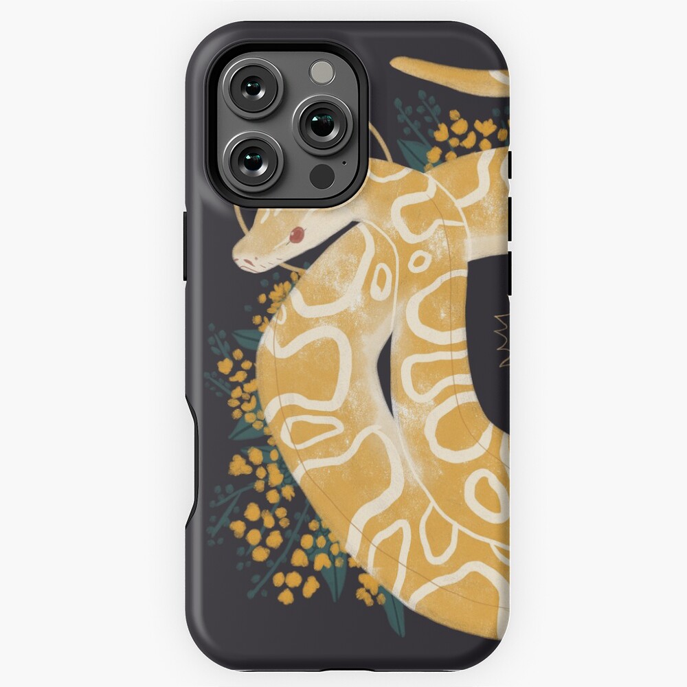 Burmese Python Snake Artwork iPhone Case 17 16 15 14 13 12 11 Pro Max ...