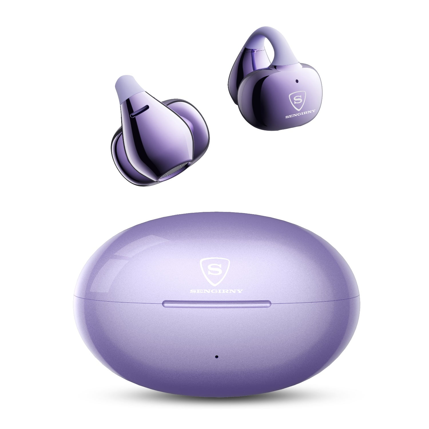 Burmester Open Ear Clip Bluetooth Headphones, Air Conduction Wireless Earbuds for Sports, Non-In Ear Comfortable Design