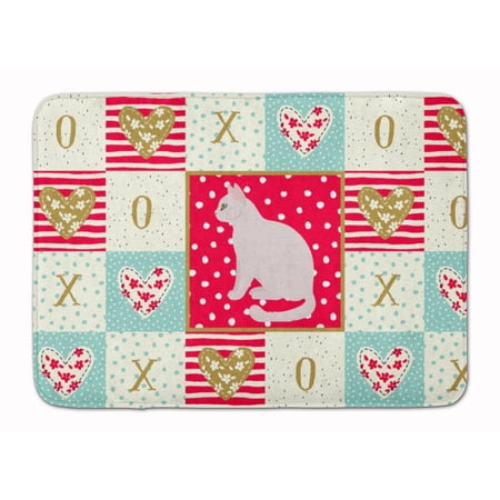 Burmilla 2 Cat Love Machine Washable Memory Foam Mat