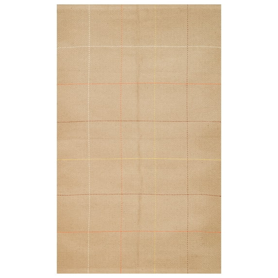 Burmoos Red Oriental Acrylic Area Rugs for Living Room Jacquard Textured Modern Rugs Soft Geometric Rug for Bedroom Washable Rug Non-Slip Bohemian Carpet Perfect for Dining Room Office Beige